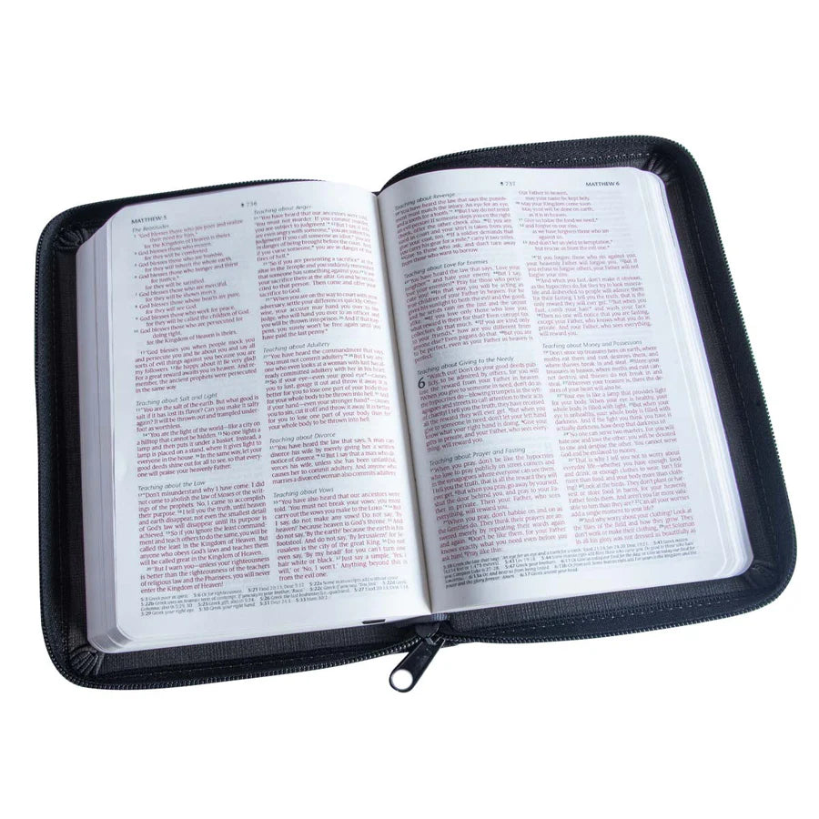 NLT Compact Zipper Bible