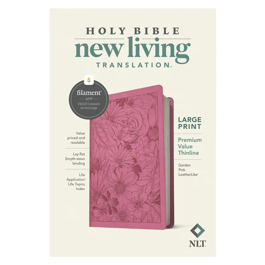 NLT Filament Premium Value Thinline Bible, Large Print