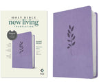 NLT Giant Print Premium Value Bible, Filament Enabled (LeatherLike, Lavender Vine) cover image
