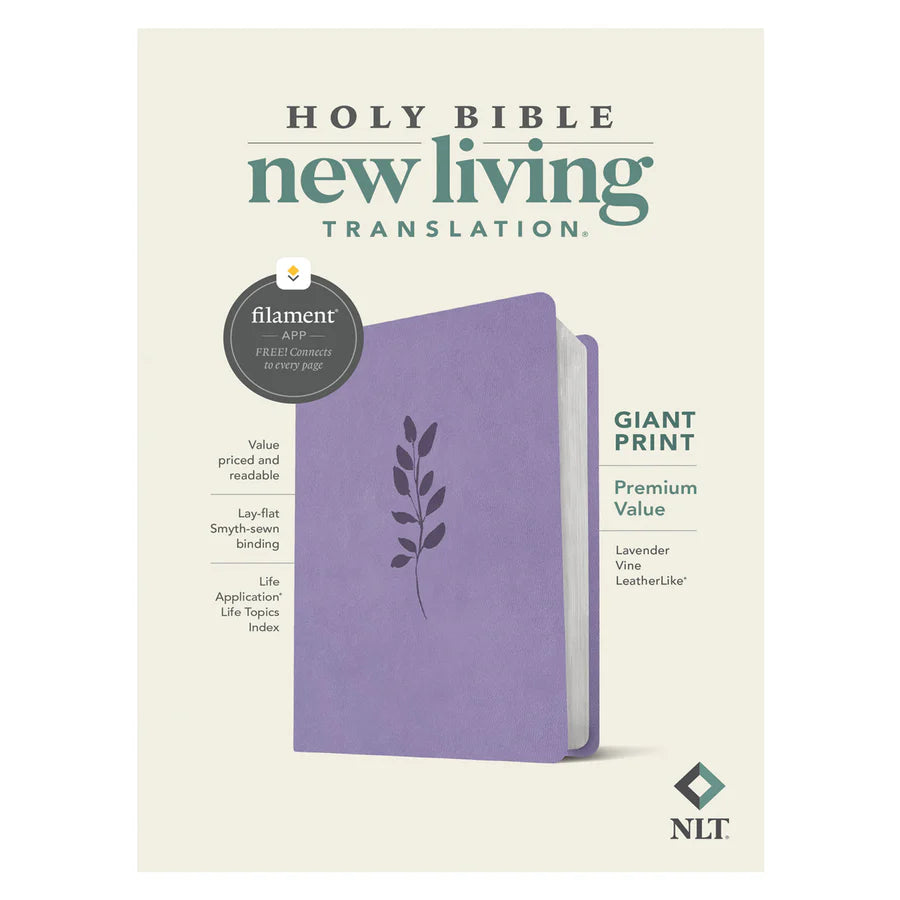 NLT Giant Print Premium Value Bible