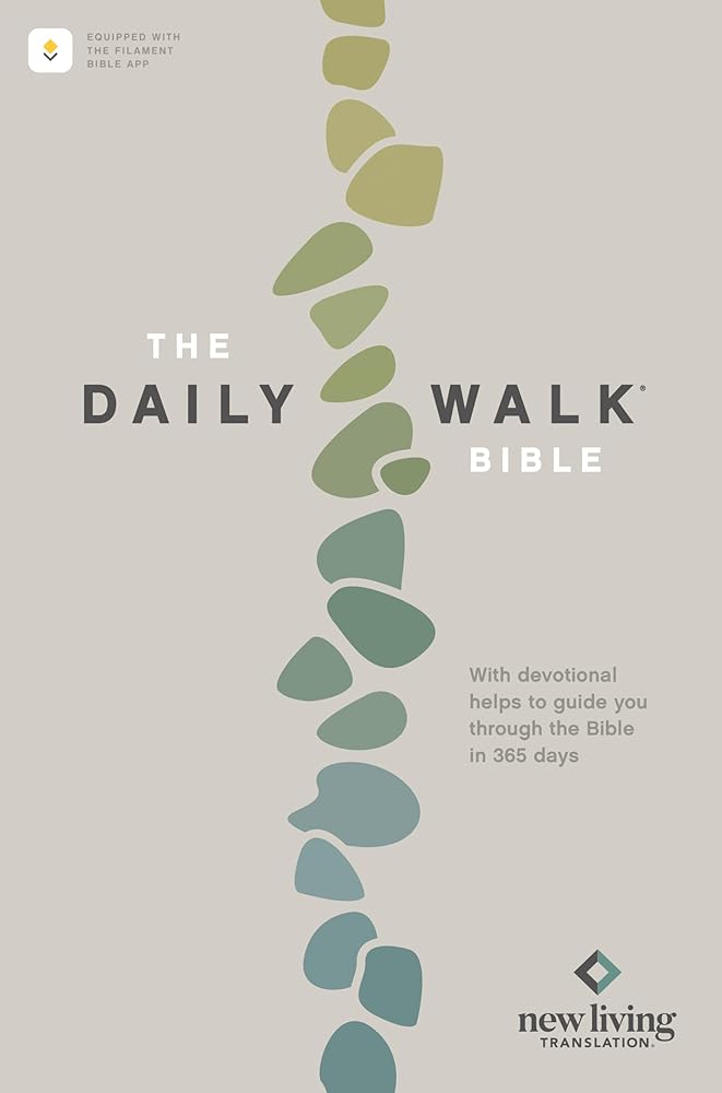 The Daily Walk Bible NLT, Filament Enabled (Softcover) cover image