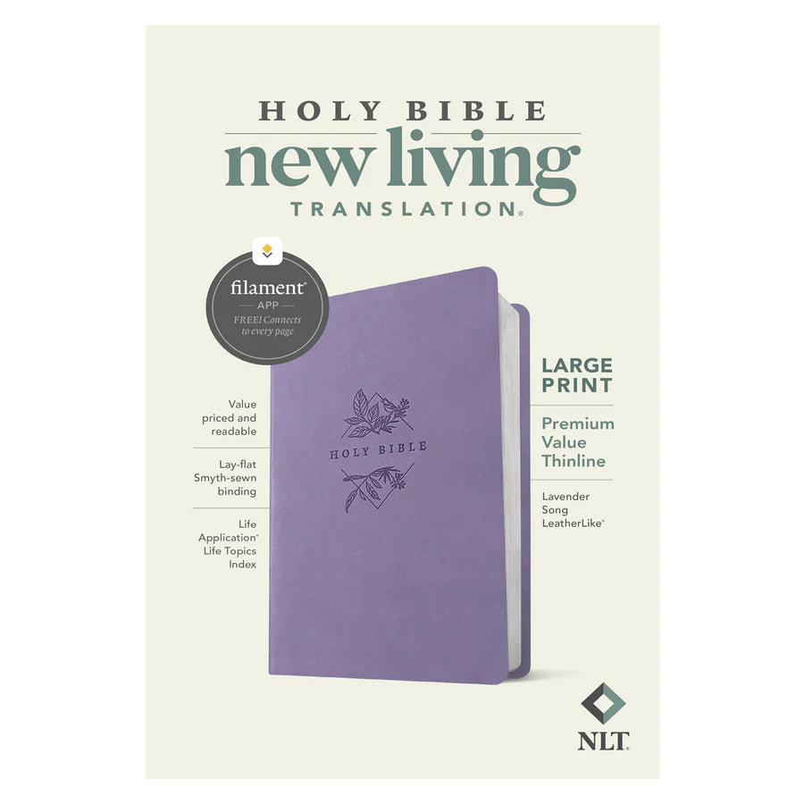 NLT Large Print Premium Value Thinline Bible