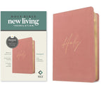 NLT Compact Bible, Filament Enabled (LeatherLike, Holy Dusty Pink, Red Letter) cover image