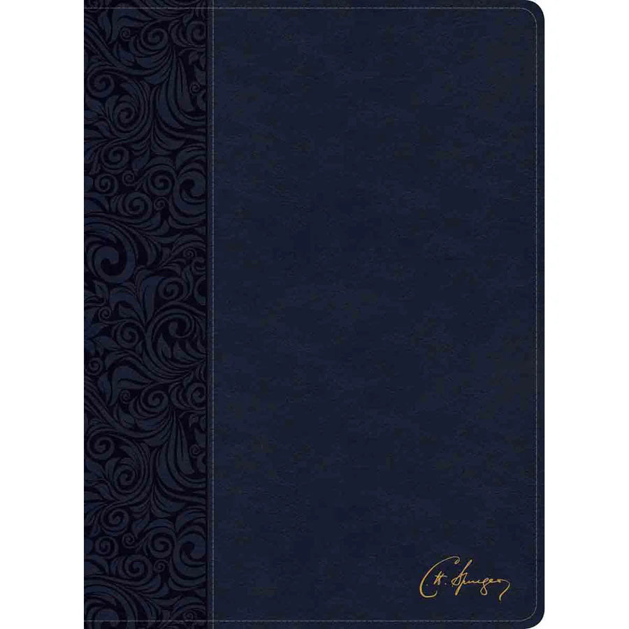 CSB Spurgeon Study Bible, Navy LeatherTouch