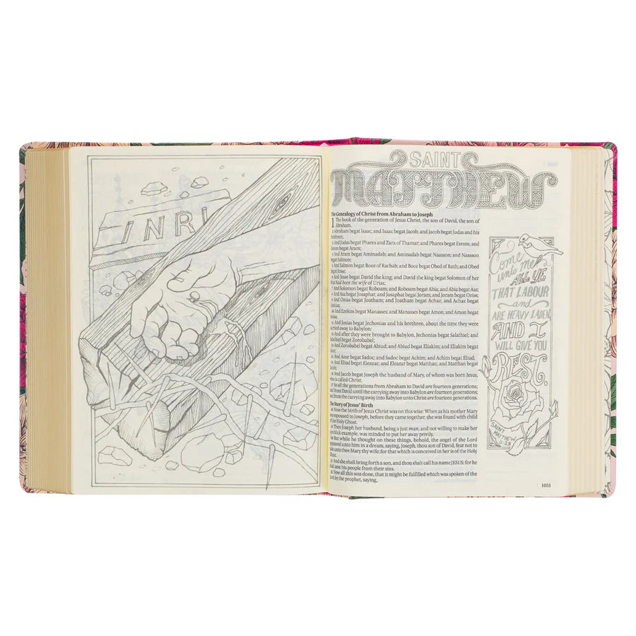 KJV Holy Bible, My Creative Bible, Faux Leather Hardcover