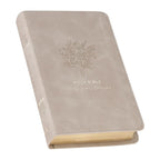 KJV Holy Bible, Compact Vegan Leather Red Letter Edition - Ribbon Marker, King James Version, Taupe (KJV Compact Editions) cover image