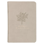 KJV Taupe Faux Leather Compact Bible