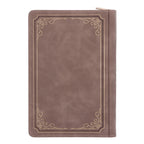I Can Do All Things Through Christ Who Strengthens Me - Faux Leather Journal with Zipped Closure