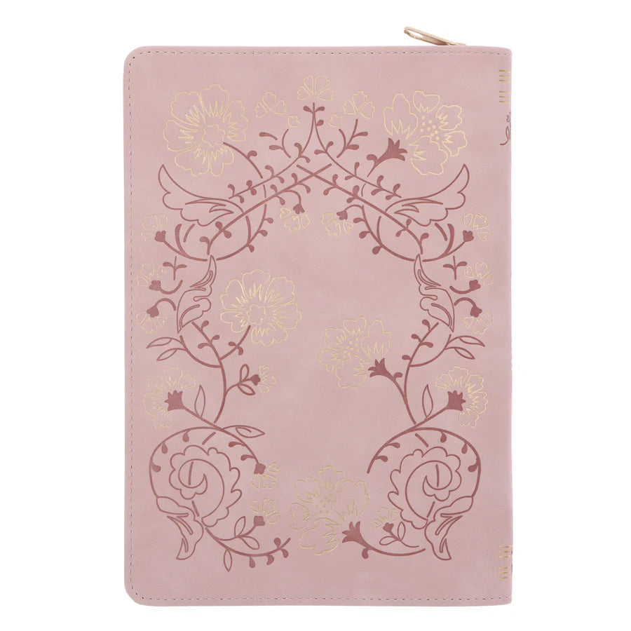 Let Everything That Has Breath Praise the Lord - Faux Leather Journal with Zipped Closure