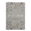 Strength and Dignity - Faux Leather Journal with Zipped Closure