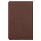 KJV Saddle Tan And Pink Faux Leather Giant Print Bible