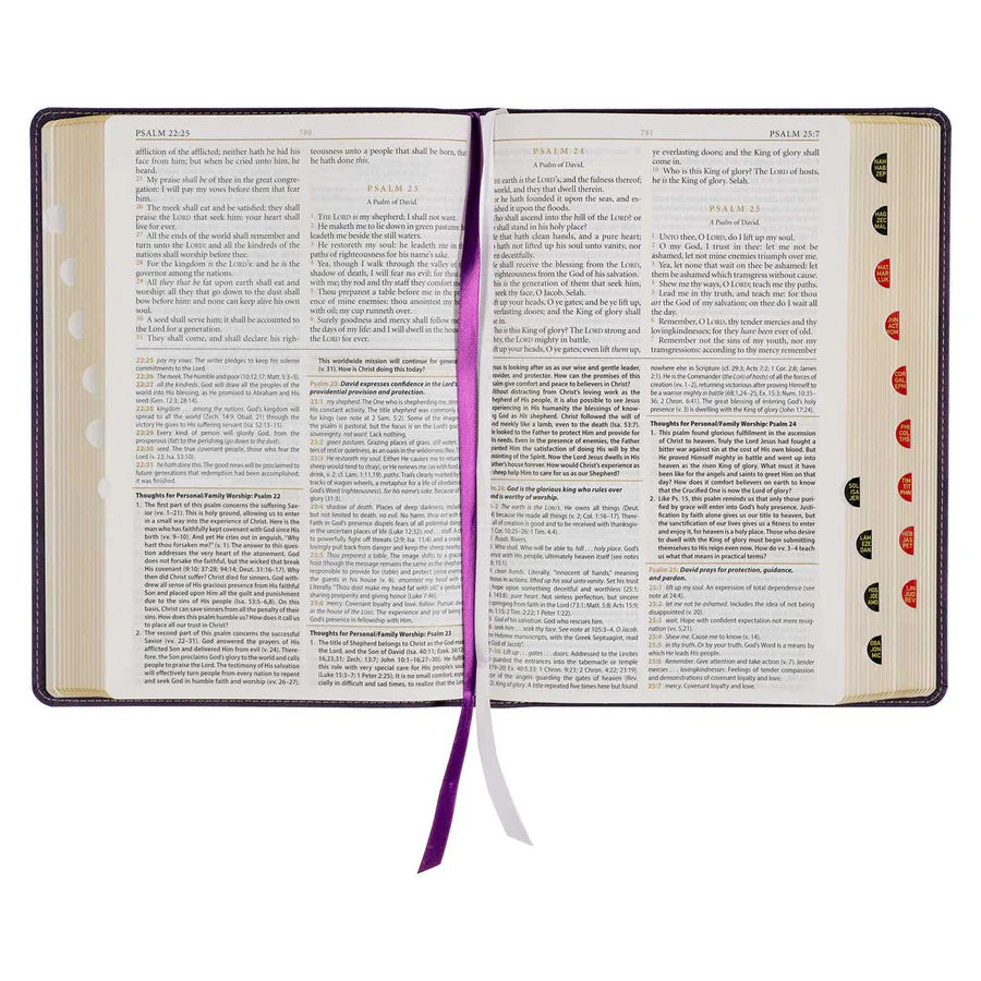 KJV Study Bible, Large Print Faux Leather