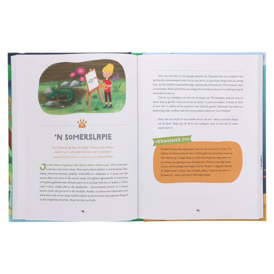 Die Wonder Van Die Skepping: 100 Dagstukkies Oor God & Wetenskap