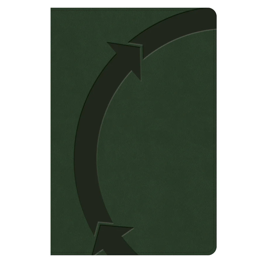 CSB Olive Imitation Leather Daily Disciples Bible Large Print