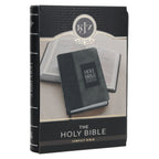KJV Black and Grey Faux Leather Compact Bible