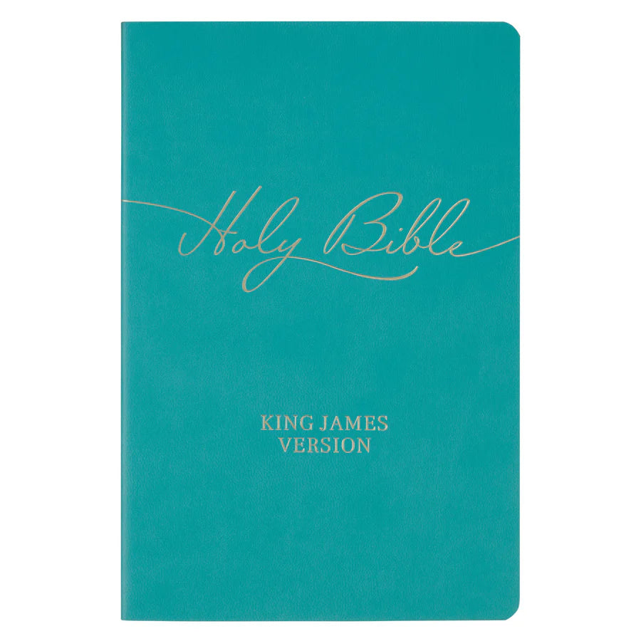 KJV Holy Bible, Gift Edition Faux Leather, King James Version, Teal