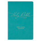 KJV Holy Bible, Gift Edition Faux Leather, King James Version, Teal